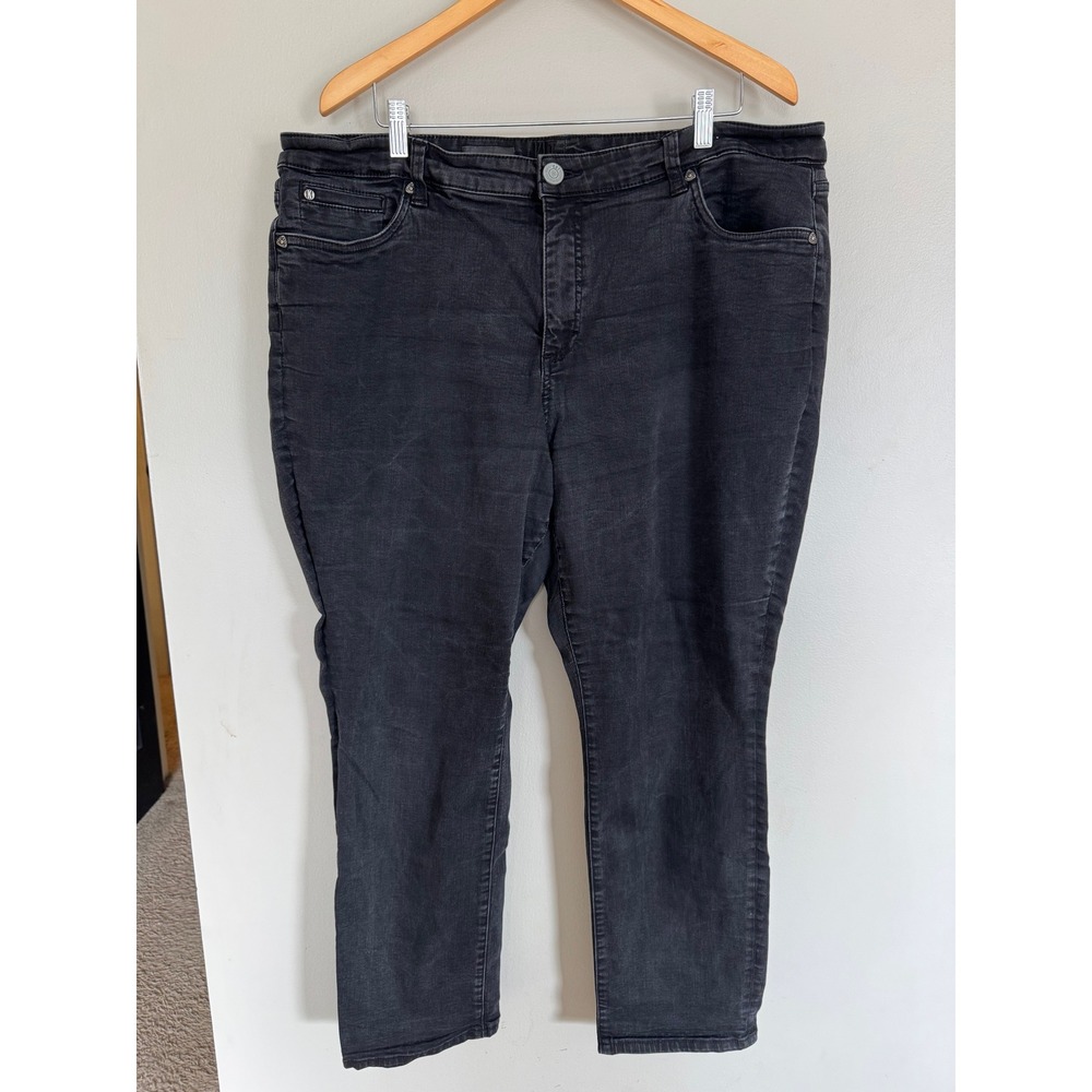 Kut From The Kloth Katy‎ Boyfriend Jeans Plus Size 20W Black Wash Denim Pants